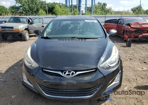 2014 Hyundai Elantra Se z USA, uszkodzony, nr VIN 5NPDH4AE9EH540761